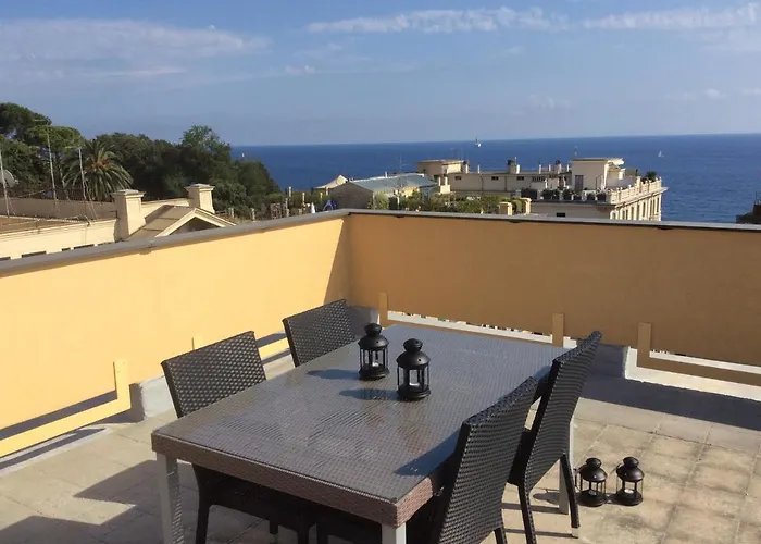 Blue Room Shared House Terrace Above Genova