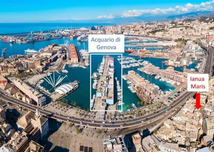 Appartamento Elegante trilocale zona Acquario-IanuaMaris Genova