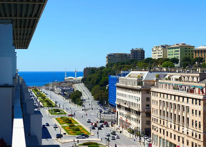 Appartamento Attici con terrazza vista mare e parcheggio grande Genova