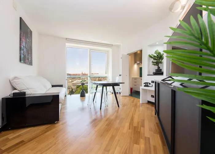Residence Corte Dei Lambruschini Vista Panoramica Della Citta Posteggio Privato Genova