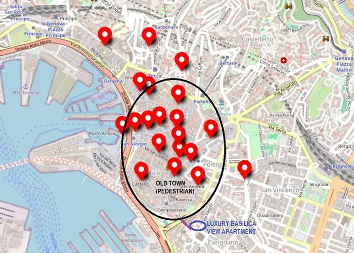 Appartamento Luxury Basilica View 19 - Free Private Parking Genova